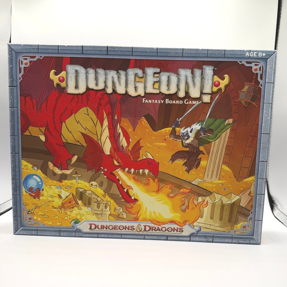 Dungeon! Fantasy Board Game Dungeons & Dragons Wizards‎ of the Coast Ages 8+